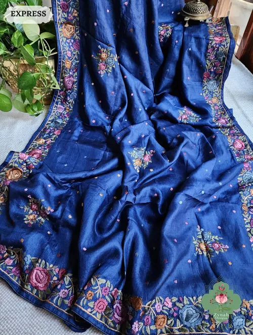 Premium Pure Munga Tussar Silk Saree – Classic & Luxurious